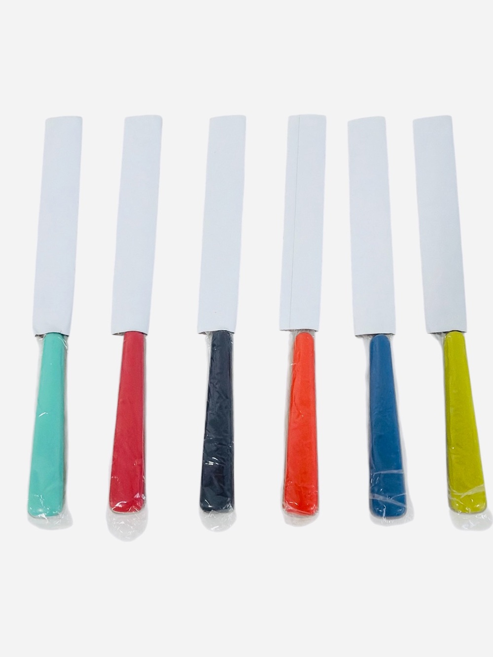 Vintage Fiesta Lot of 6 “Merengue” Style  Knives With Cardboard Protectors